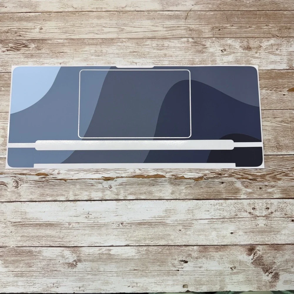 3 Piece Apple MacBook Pro 16 Laptop Skin Blue Sea Breeze Vinyl Decal Wrap Cover